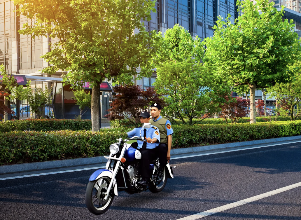 Bảo vệ cơ động hoạt động trong bảo vệ nhà hàng 